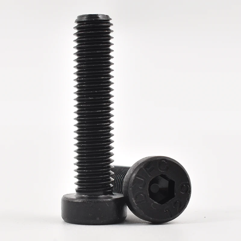 Μαύρο οξείδιο Hex Socket λεπτή κεφαλή βιδών